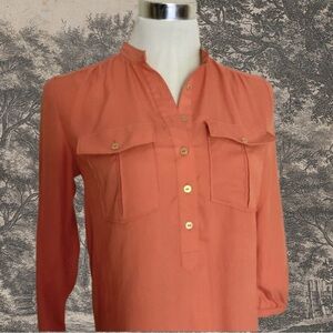 Tommy Hilfiger orange blouse